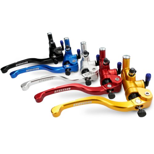 Radial master cylinder brake pump VOCA racing black blue red gold silver