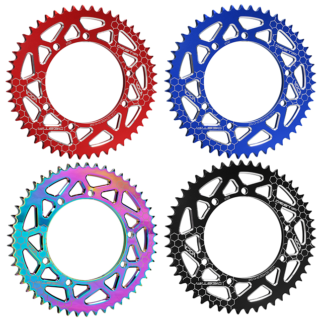 VCR-SD450.SHO.50 sprocket voca cnc sherco enduro sm 428 50 teeth titanium red black blue