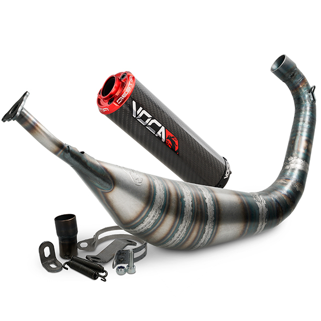 Exhaust VOCA Racing Carbon 80cc Beta RR-T / Rieju MRX/RR/SMX / Aprilia MX/RX