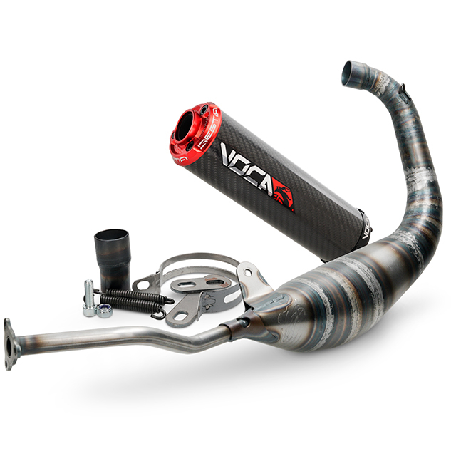 Exhaust VOCA Racing Carbon 80cc Yamaha TZR from 2004 / Aprilia RS before 99