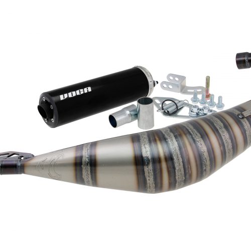 Pot d'échappement Rookie Noir 50/70cc CE DERBI