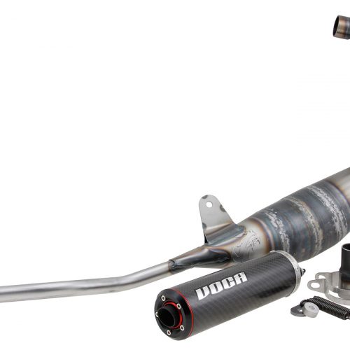 Pot d'échappement Carbone 70/80cc Yamaha TZR - Aprilia RS