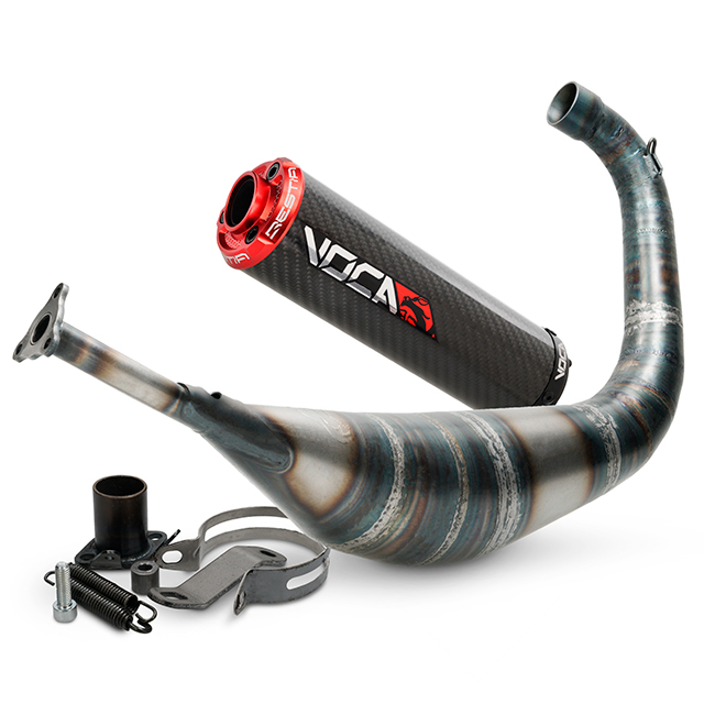 Exhaust VOCA Racing Carbon 80cc Derbi Senda