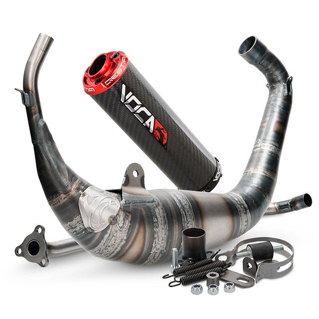Exhaust VOCA Racing Carbon 80cc Aprilia RS >2006 / Derbi GPR >2004