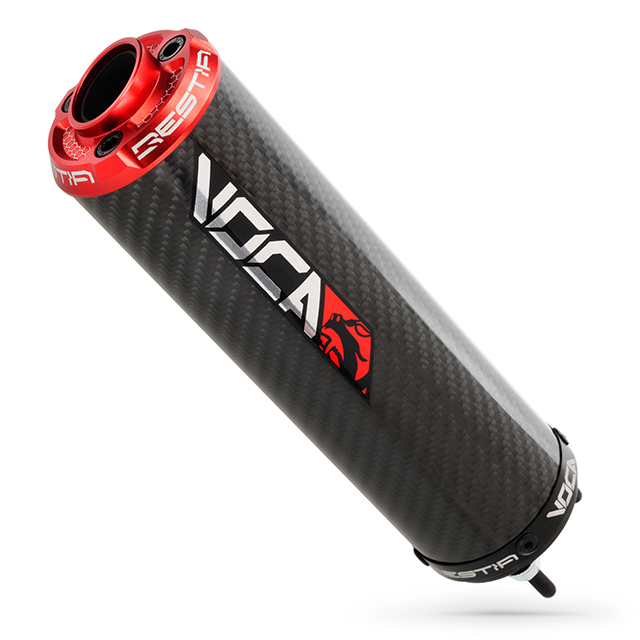 VCR-RD30380/CARE silencer voca bestia carbon CNC red