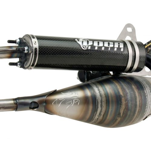 Exhaust system VOCA Combat 70cc R/T Minarelli horizontal