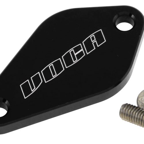 Obturador bomba de aceite VOCA Style, universal motos de marchas (Minarelli AM6, Derbi), negro