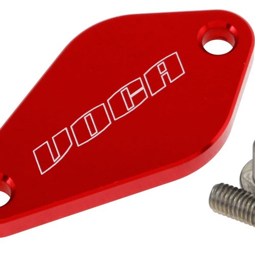 Obturador bomba de aceite VOCA Style, universal motos de marchas (Minarelli AM6, Derbi), rojo