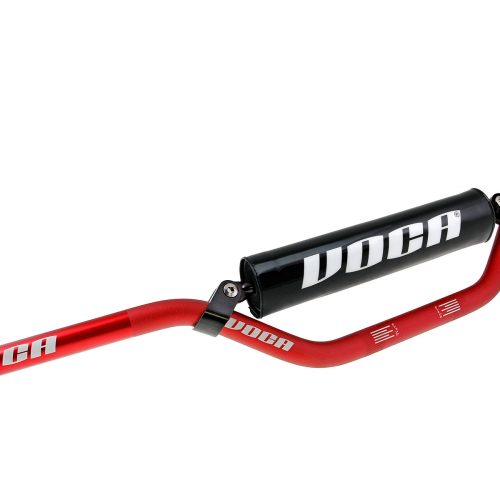 Manillar VOCA Cross, 22,2mm, rojo, protector negro